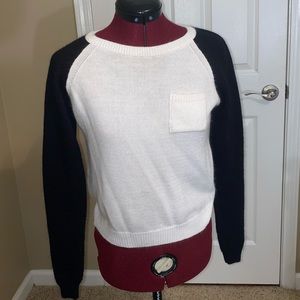 asos Black and White Sweater Size 2